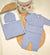 LALALù SET COMPLETO COPERTA+COMPLETO+CAPPELLINO CIELO SETL1Q