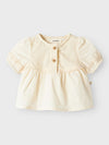 LIL ATELIER CAMICIA CON RICAMO ECRù