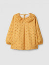 LARANJINHA Blusa con stampa floreale e colletto arricciato I5790