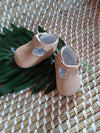 Scarpina inglesina in pelle beige