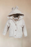 BAMBOOM CARDIGAN CON ORECCHIE SAND