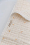 BAMBOOM Coperta culla 100X75 Nuvola - OLIVES NEUTRAL 415