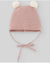 Paz Rodriguez Cappello con due pompones rosa polvere