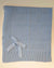 PECESA COPERTA FILO COTONE 100% CELESTE
