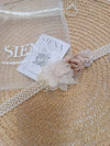 SIENA CINTURA/FASCIA CON FIORI ECRù