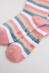YSABEL MORA CALZINI ANTISCIVOLO STRISCE ROSA 32582