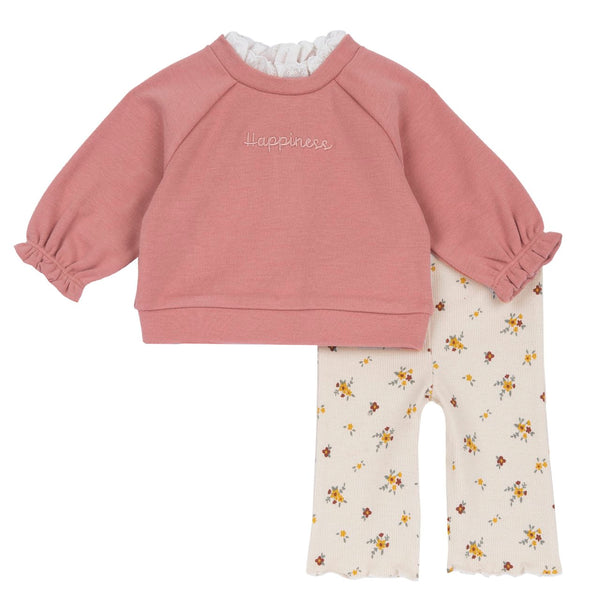 CHICCO SET 2 PZ BLUSA+PANTALONI LUNGHI