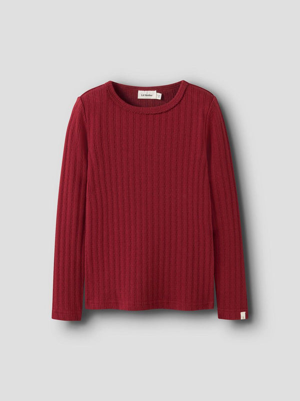 LIL ATELIER MAGLIA RED DAHLIA