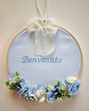 FUORIPORTA ARTIGIANALE CON SCRITTA "BENVENUTO"