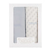 NANAN SET 2PZ MUSSOLE 120X120 AZZURRE