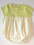 PECESA PAGLIACCETTO FILO 100%COTONE +FANTASIA RIGHE BIANCO PISTACCHIO