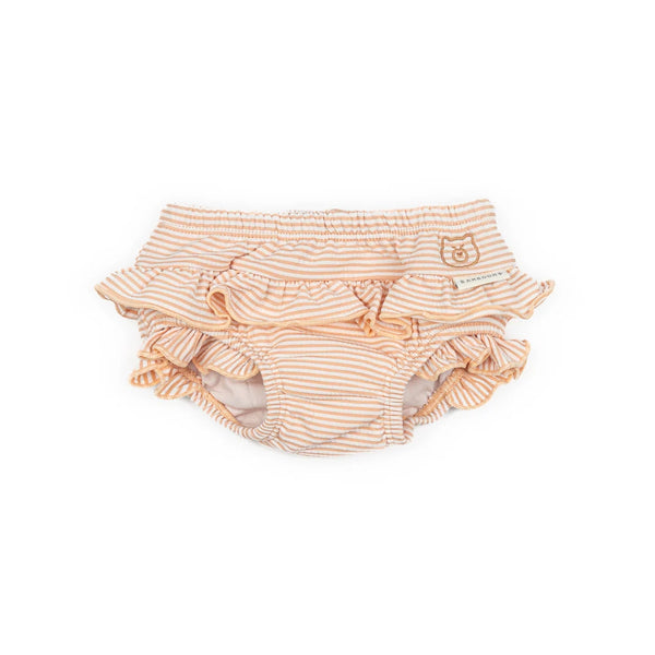 BAMBOOM Costume contenitivo UV50+ resistente all'acqua - PINK STRIPES BEAR 435