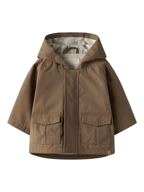 LIL ATELIER GIACCA IMPERMEABILE SHITAKE