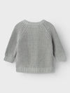 LIL ATELIER CARDIGAN limestone