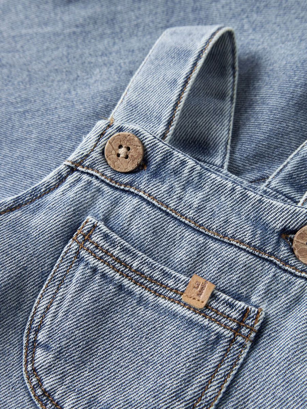 LIL ATELIER SALOPETTE MEDIUM BLUE DENIM