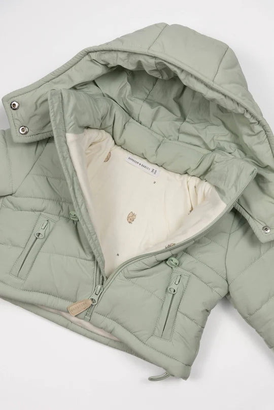 BAMBOOM GIACCA CON CAPPUCCIO REMOVIBILE PEAK GREEN