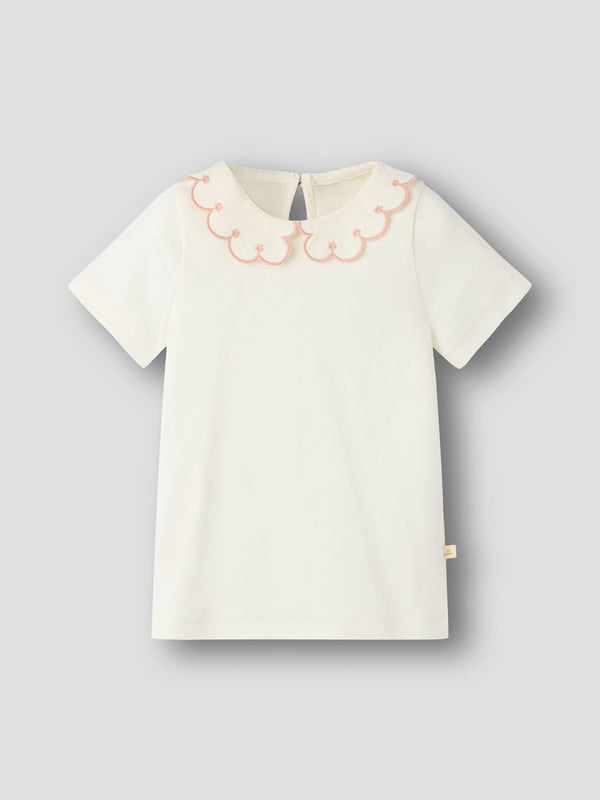 LIL ATELIER MAGLIA COCONUT MILK/ROSE TAN