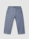 LARANJINHA Pantaloni pull-up in maglia a spina di pesce CARTA DA ZUCCHERO I5744