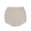 PASITO A PASITO SET MAGLIA IN TRICOT + CULOTTE + BODY BAMBULA BEIGE 0-1 MESE