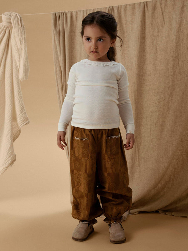LIL ATELIER MAGLIA SLIM COCONUT MILK