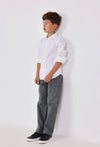 BOBOLI PANTALONE GRIGIO CON TASCONI LATERALI 502063