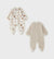 MINIBANDA 2 TUTINE CINIGLIA E CALDO COTONR MUCCA BEIGE H619