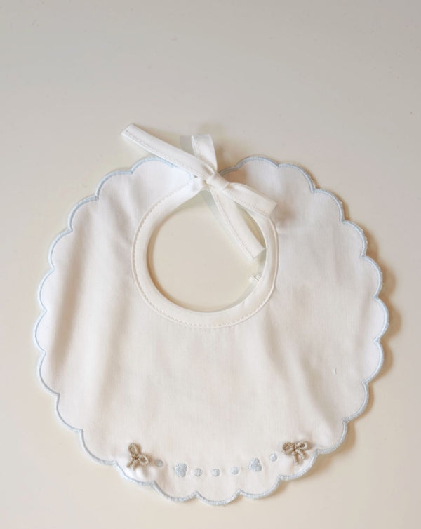 MARLù EK65BAV BAVETTA BIANCO/CIELO POLVERE/NOCE