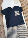 NANAN COMPLETO BLU E BEIGE