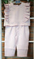 JO MILANO COMPLETO 100%LINO ROSA