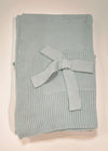 PECESA COPERTA FILO COTONE 100% ACQUAMARINA