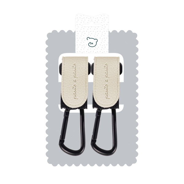 PASITO A PASITO SET DI 2 GANCI PER PASSEGGINO ICON CREAM