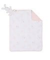 LE BEBè LBG6286 COPERTA COTONE CON CONIGLIETTO 3D BIANCO ROSA