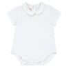 CHICCO SALOPETTE AZZURRA CON BODY BIANCO MEZZA MANICA