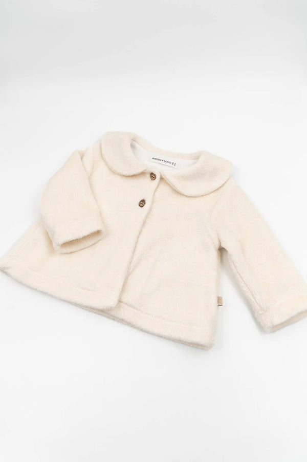 BAMBOOM Cappotto Bimba Teddy - WARM WHITE 345