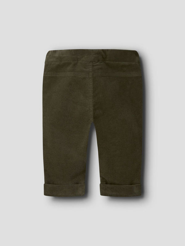 NAME IT PANTALONE VELLUTO OLIVE NIGHT