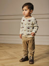 LIL ATELIER CARDIGAN TURTLEDOVE