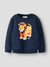 NAME IT MAGLIA FELPATA NAVY BLAZER