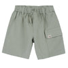 CHICCO PANTALONI CORTI VERDE MILITARE MISTO LINO