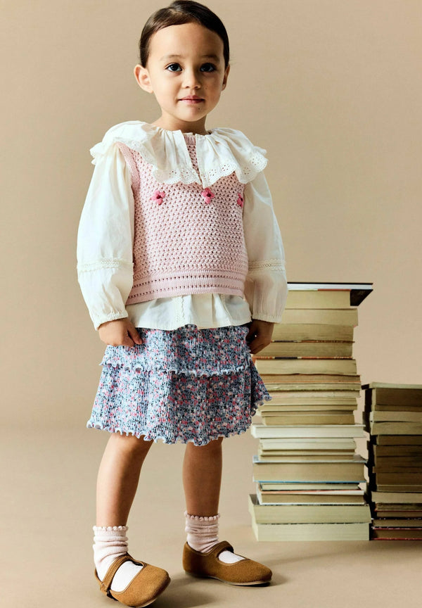 NAME IT CAMICIA CON COLLO E RICAMO ANTIQUE WHITE
