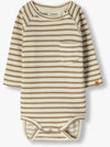 LIL ATELIER BODY A RIGHE PANNA E BEIGE