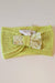 PECESA FASCIA TRAFORATA CON FIOCCO FANTASIA FILO COTONE 100% PISTACCHIO