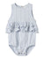 LIL ATELIER PAGLIACCETTO CON VOLANT AZZURRO