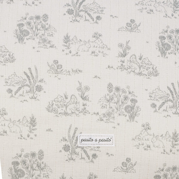 PASITO A PASITO SACCO NANNA CON CAPPUCCIO TOILE DE JOUY CREAM