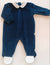 BABYGI TUTINA CINIGLIA NAVY/BLU E COLLO BIANCO RICAMATO NAVY