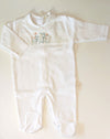 BABYGI TUTINA JERSEY/LINO FANYASIA FIORI RICAMATI LN51G