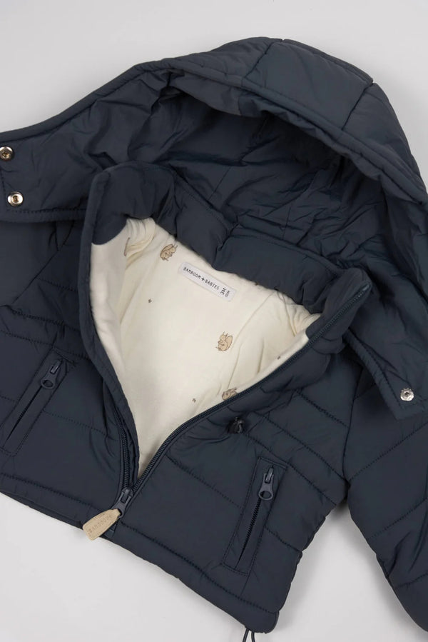 BAMBOOM GIACCA CON CAPPUCCIO REMOVIBILE MIDNIGHT BLU