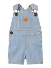 LIL ATELIER SALOPETTE A RIGHE ZEN BLUE /COCONUT MILK