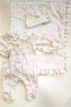 PATACHOU SET NASCITA SWEET PINK COPERTA+TUTINA+CAPPELLINO