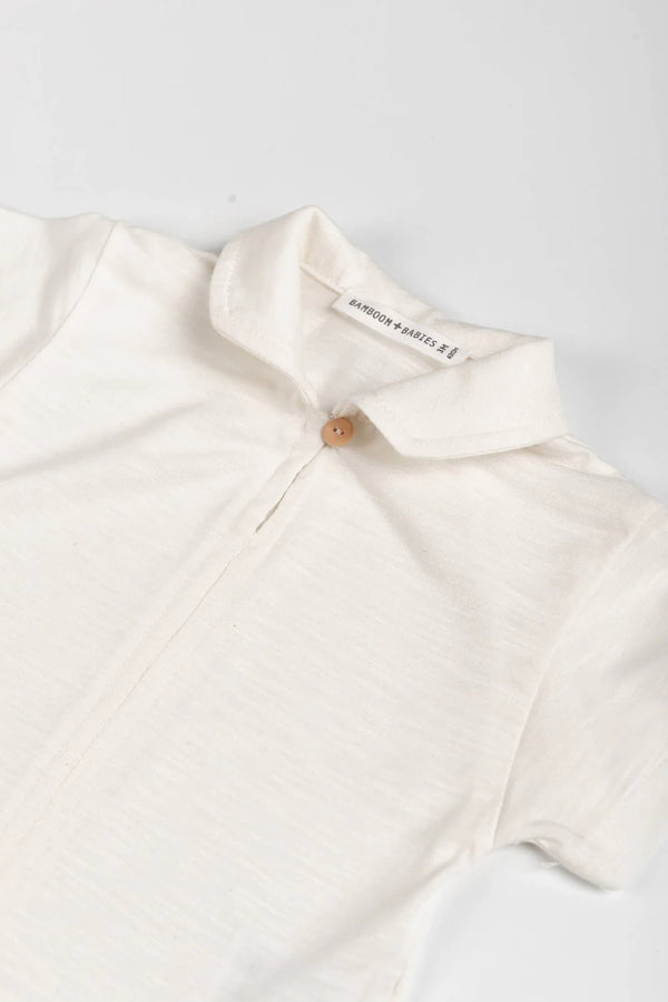 BAMBOOM SHIRT CON COLLETTO OFFWHITE 1117