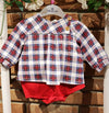 TUTTO PICCOLO COMPLETO PANTALONCINO + MAGLIA TARTAN
